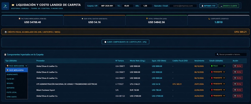 Gestora Comexa – screenshot 1