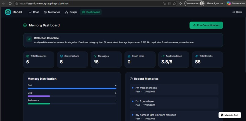 Recall – screenshot 5