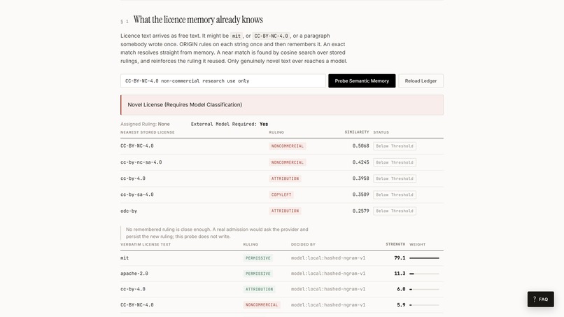 ORIGIN: Agentic Memory & Provenance Engine CockroachDB × AWS – screenshot 7