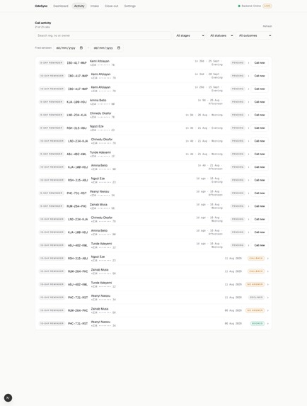 OdoSync – screenshot 1