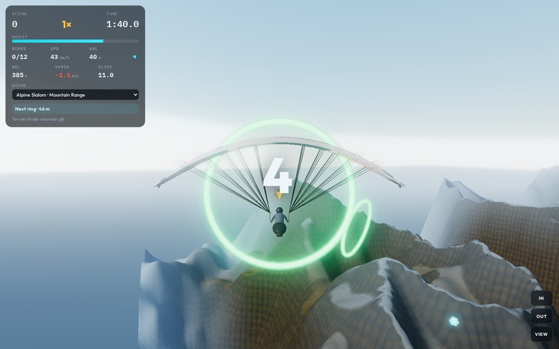 Aero Glide: Canyon Rush – screenshot 5