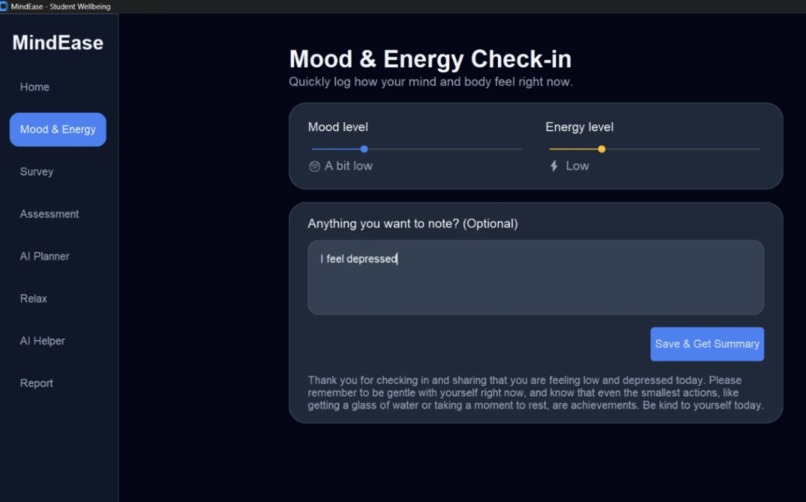 MindEase – screenshot 2