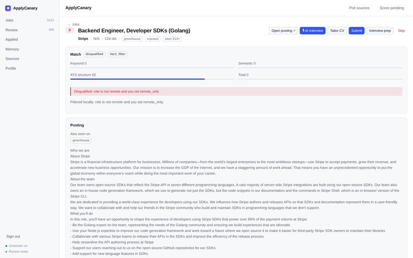 applycanary – screenshot 5