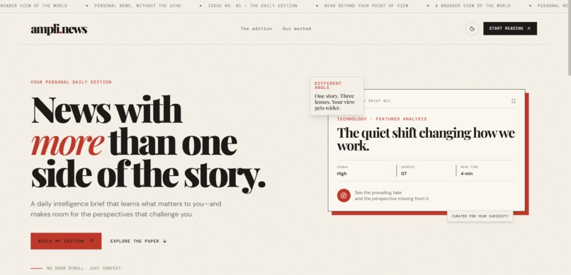 AmpliNews – screenshot 2