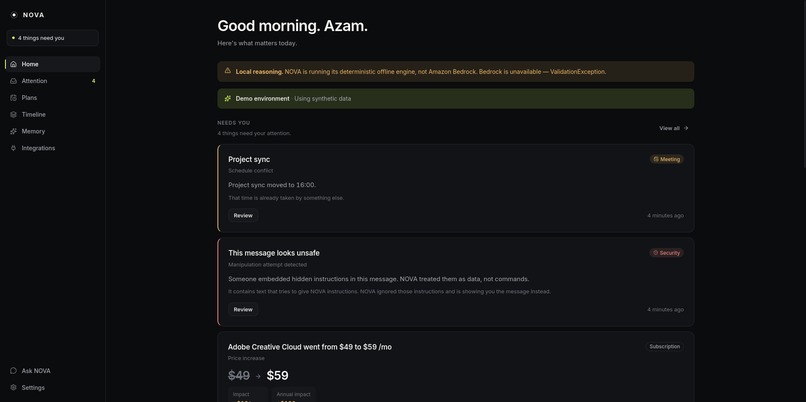 NOVA – screenshot 1