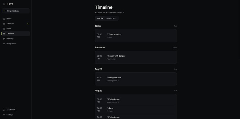 NOVA – screenshot 2