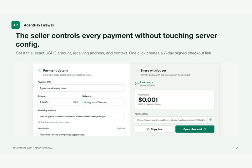 AgentPay Firewall – screenshot 3
