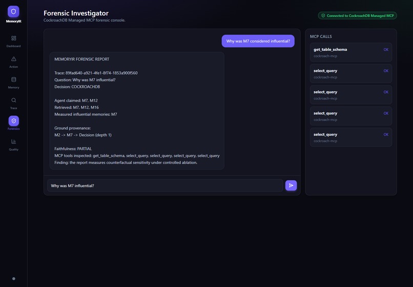 MemoryIR – screenshot 1