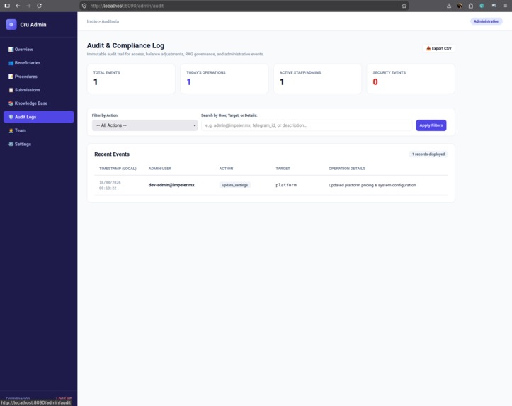 Cru – screenshot 2