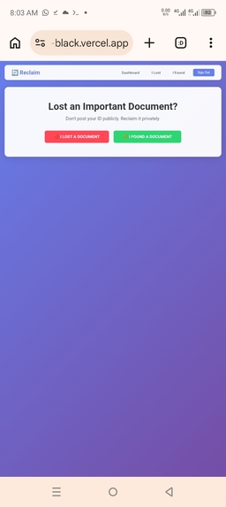 RECLAIM – screenshot 2