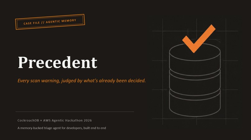 Precedent – screenshot 1