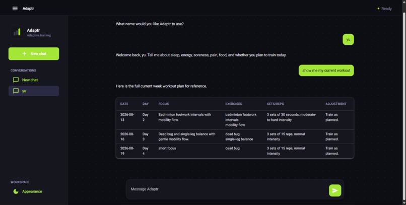 Adaptr – screenshot 2