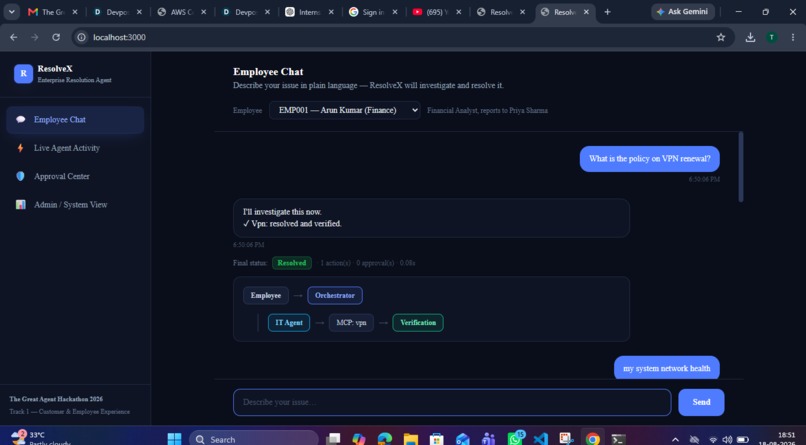 ResolveX – screenshot 1