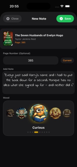 Furtherbook: Reading Journal – screenshot 1