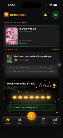 Furtherbook: Reading Journal – screenshot 2
