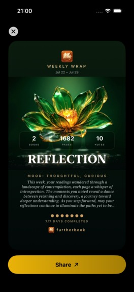 Furtherbook: Reading Journal – screenshot 4