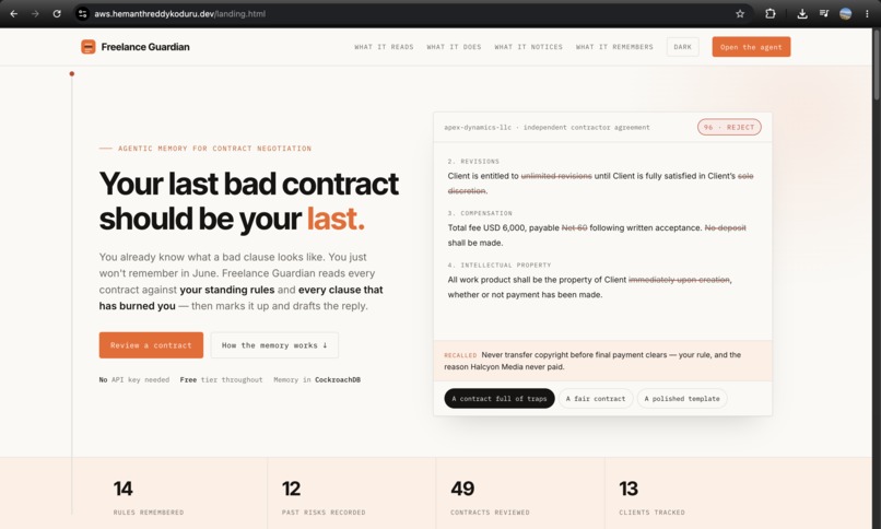 Freelance Guardian  – screenshot 1