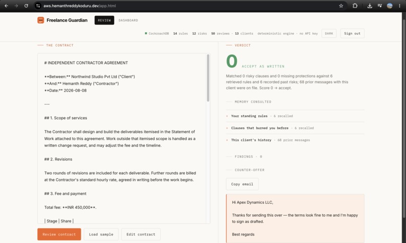 Freelance Guardian  – screenshot 2