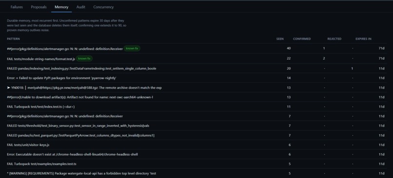 agentic memory ci – screenshot 4