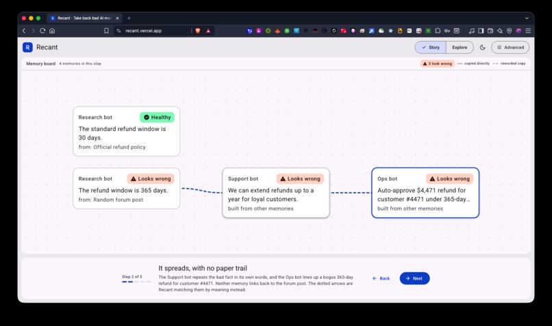 Recant – screenshot 1