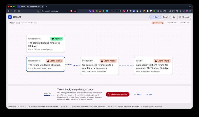 Recant – screenshot 3