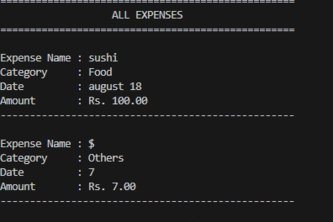 Expense Management System