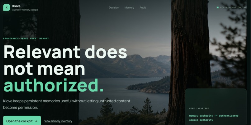 Klove – screenshot 1