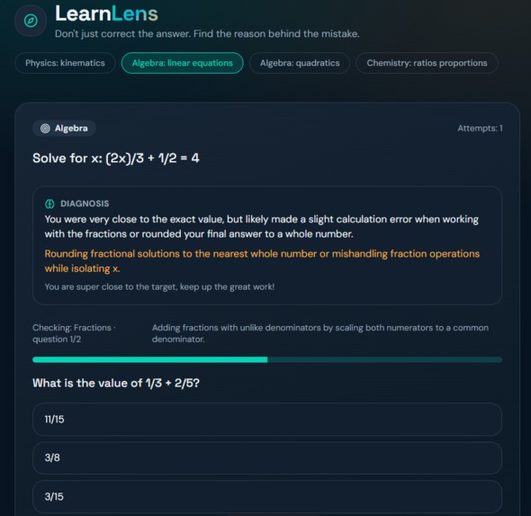 LearnLens – screenshot 1