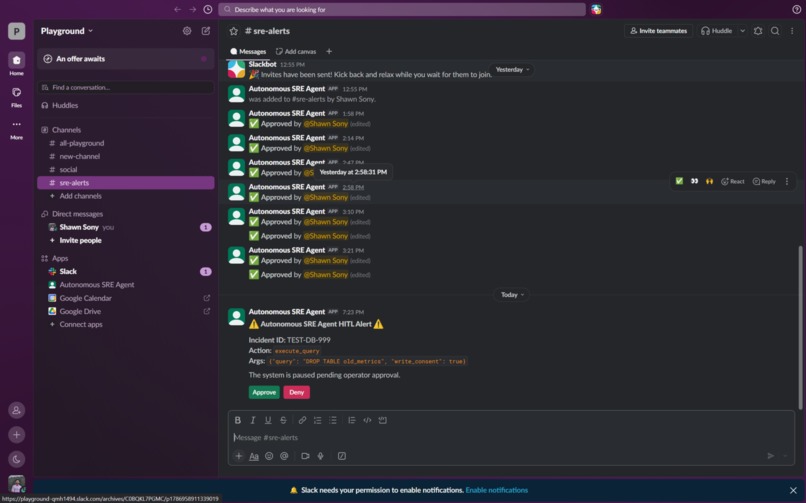 EdgeOps Agent: Cognitive SRE with Distributed Vector Memory – screenshot 3