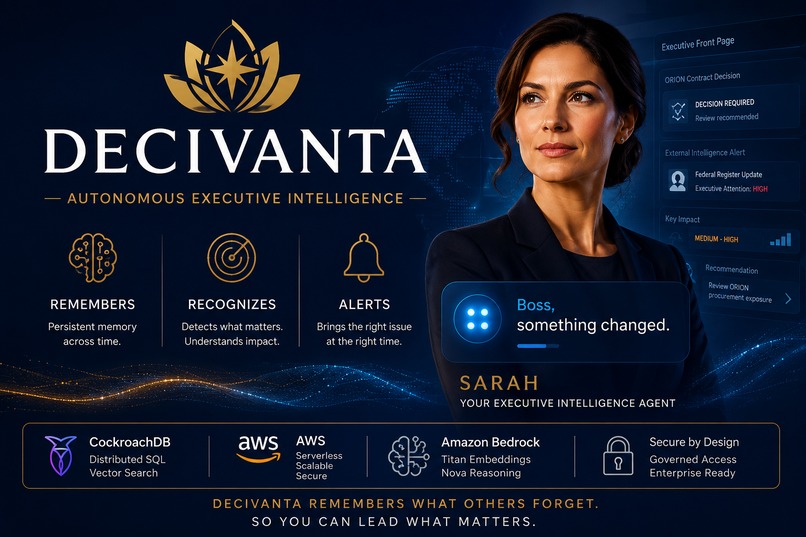 DECIVANTA — Autonomous Executive Intelligence – screenshot 2