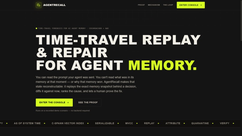AgentRecall – screenshot 1