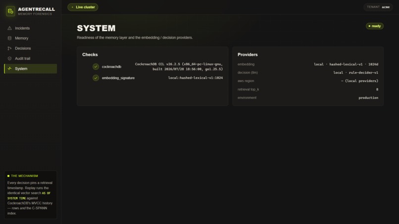 AgentRecall – screenshot 4