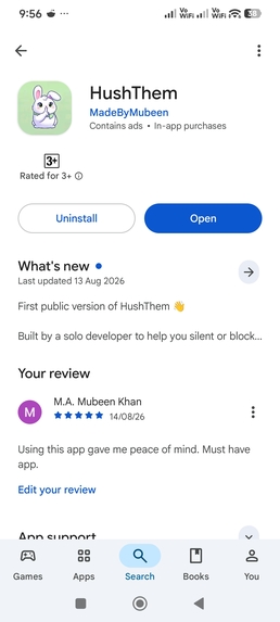HushThem – screenshot 1