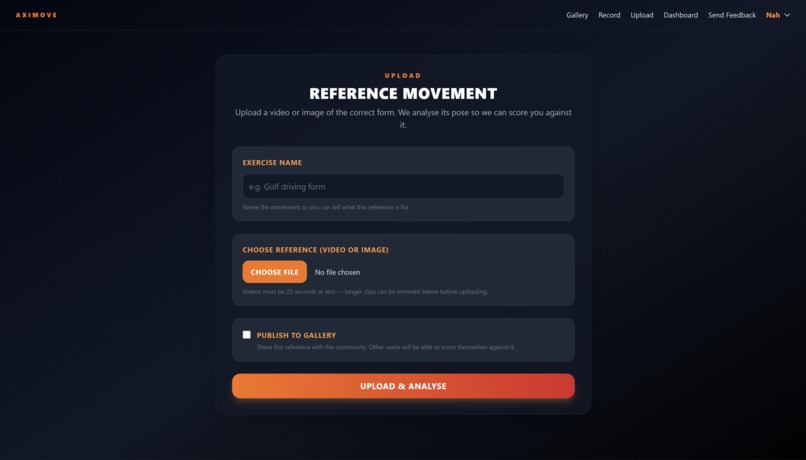 Aximove - Movement Analysis Coach – screenshot 3