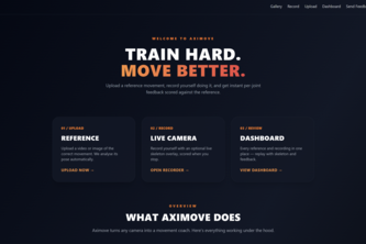Aximove - Movement Analysis Coach