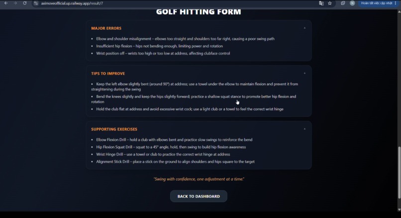 Aximove - Movement Analysis Coach – screenshot 7