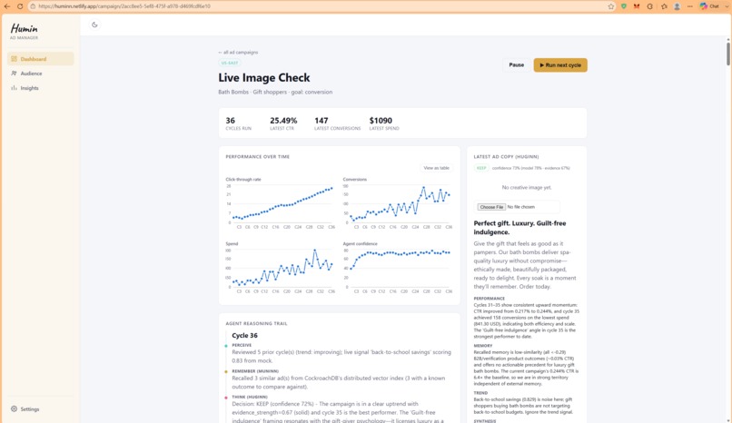 Humin: Autonomous Ad Manager – screenshot 3