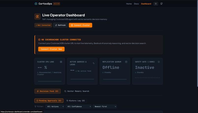 CortexOPS: AI agent for CockroachDB with memory. – screenshot 3