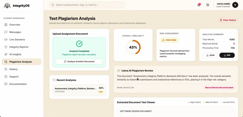 Assesment Integrity Platform – screenshot 5
