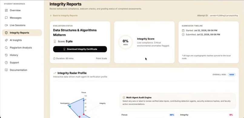 Assesment Integrity Platform – screenshot 6