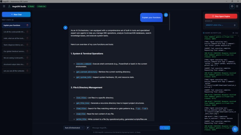 AegisDB – screenshot 3