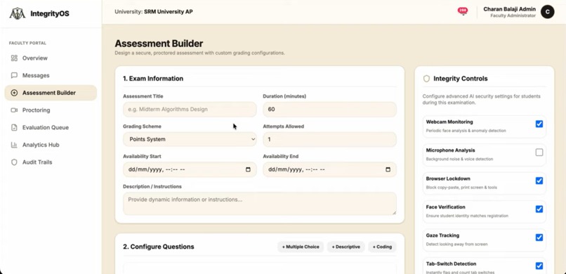 Assesment Integrity Platform – screenshot 7