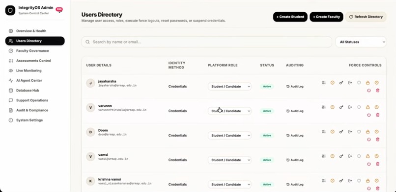 Assesment Integrity Platform – screenshot 9