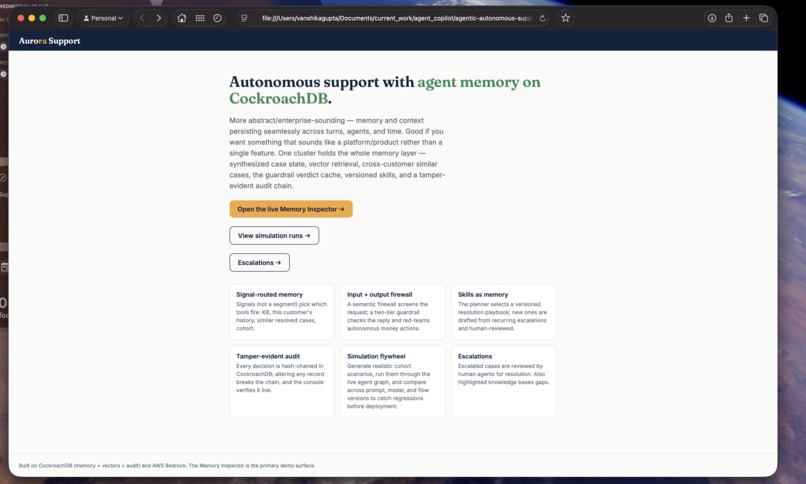 Aurora-Automation-Support – screenshot 1