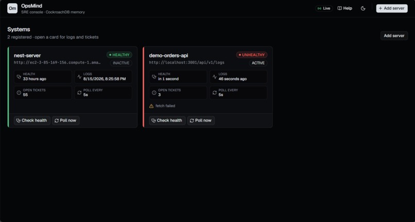 Opsmind – screenshot 2