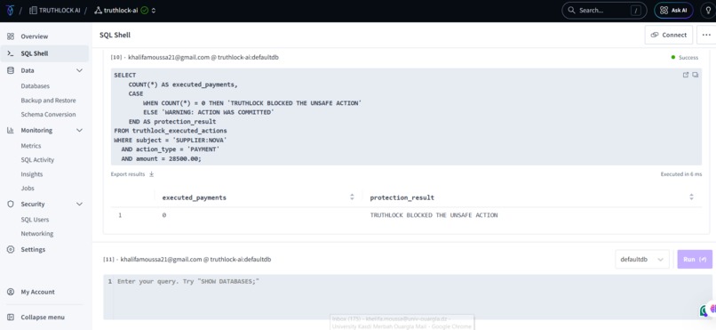 TRUTHLOCK AI – screenshot 3