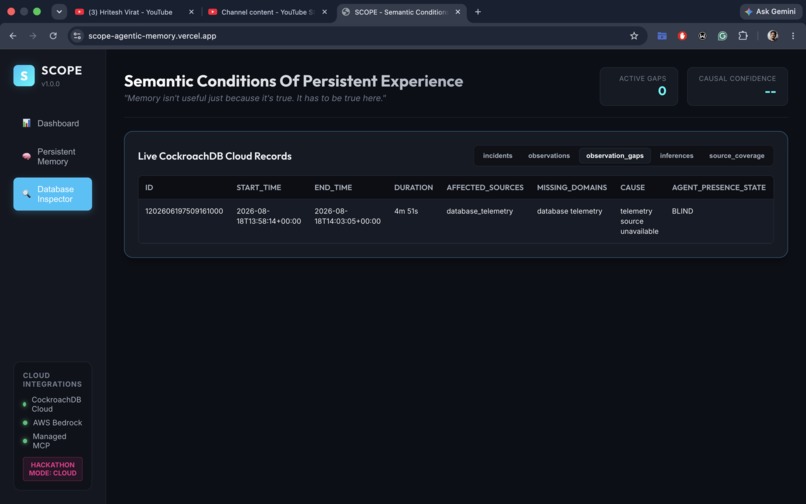 SCOPE – screenshot 1