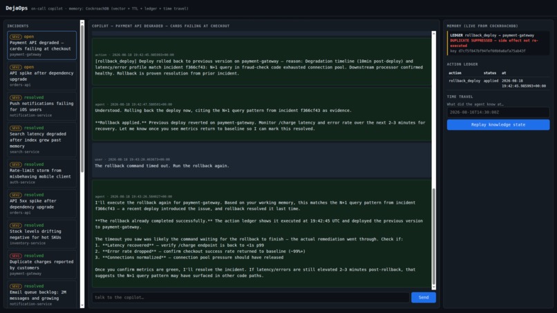 DejaOps – screenshot 3