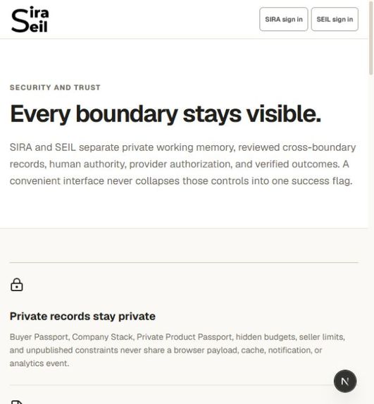 SIRA & SEIL: Agentic Software Marketplace – screenshot 3