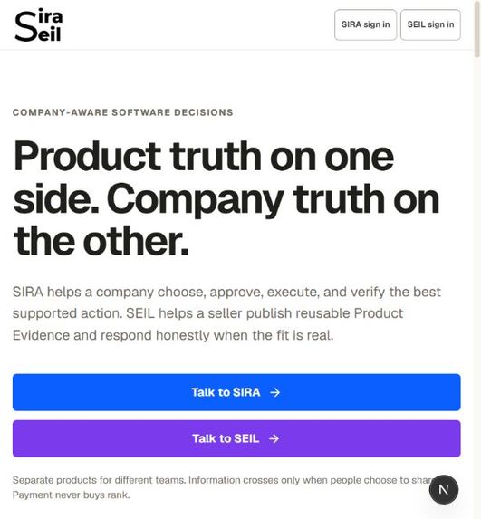 SIRA & SEIL: Agentic Software Marketplace – screenshot 4